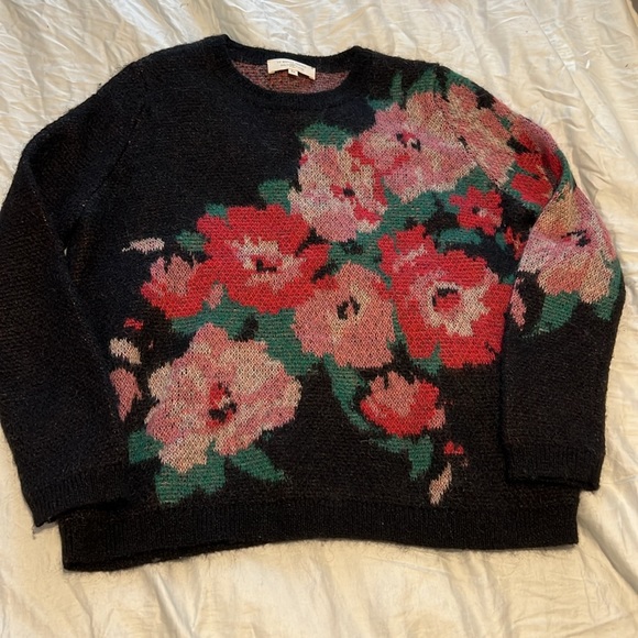 Sezane Alessandro Mohair Floral Jumper Size XS - Picture 1 of 13